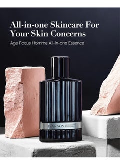 Isa Knox Age Focus Homme (Allinone Essence 4.1Fl Oz) Refreshing And Moisturizing Allinone Moisturizer Protective Barrier Men'S Skin Care With Niacinamide Korean Skincare  - Image 2