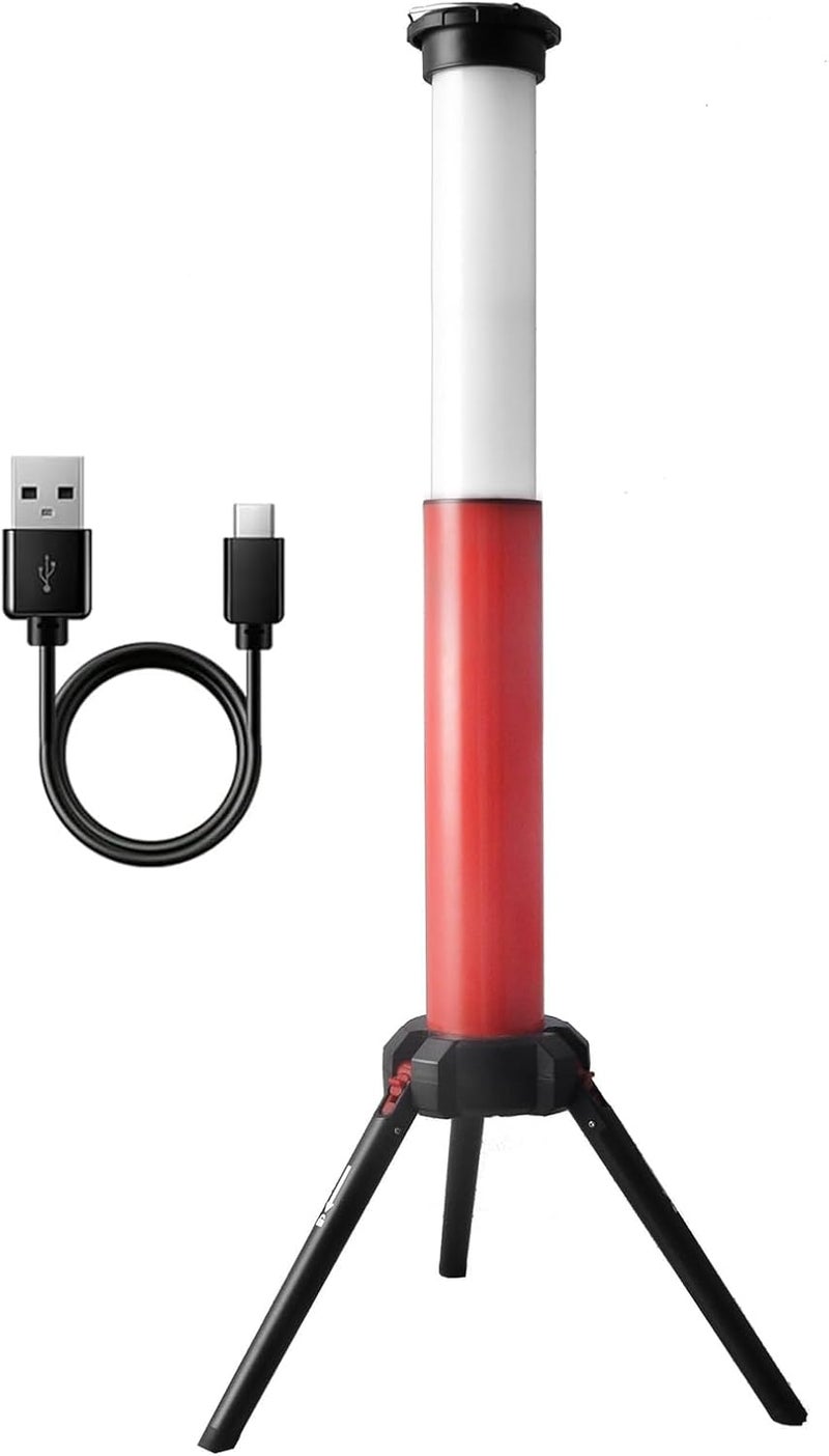 Maxworks MaxWorks 50901 Work LED Light with Foldable Tripod Legs Rechargable 3000mah Lithium Battery Different Brightness and Color Modes Up to 8000 Lumens - Image 1