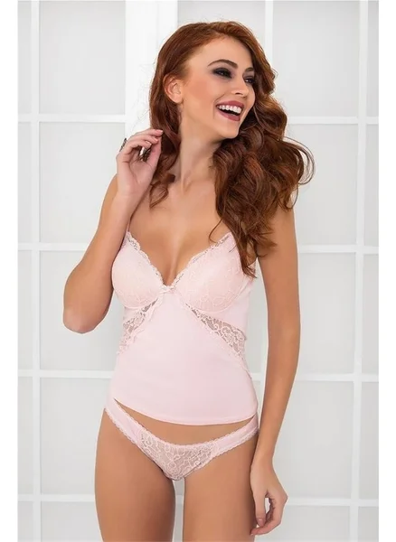 بيير كاردان 356 Camisole Set - Powder