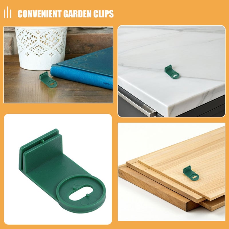 150pcs Fixed Buckle Greenhouse Accessories Garden Flower Hangers Greenhouse Hanging Clips Easy Installation and Removal - Image 4
