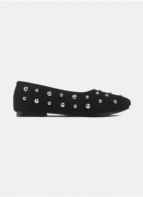 Studded Round Ballerina