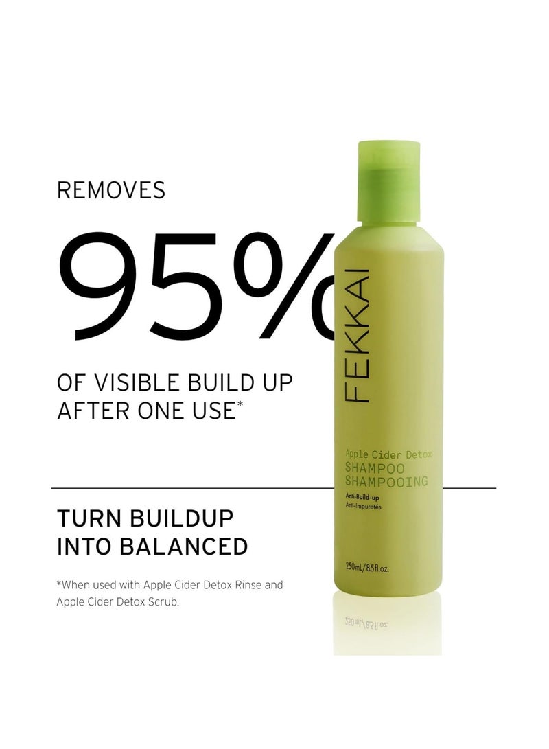Fekkai Apple Cider Detox Shampoo - 8.5 oz - Deeply Cleanses & Removes Visible Build-Up - Free of Sulfates, Parabens, Phthalates - Vegan, Cruelty-Free