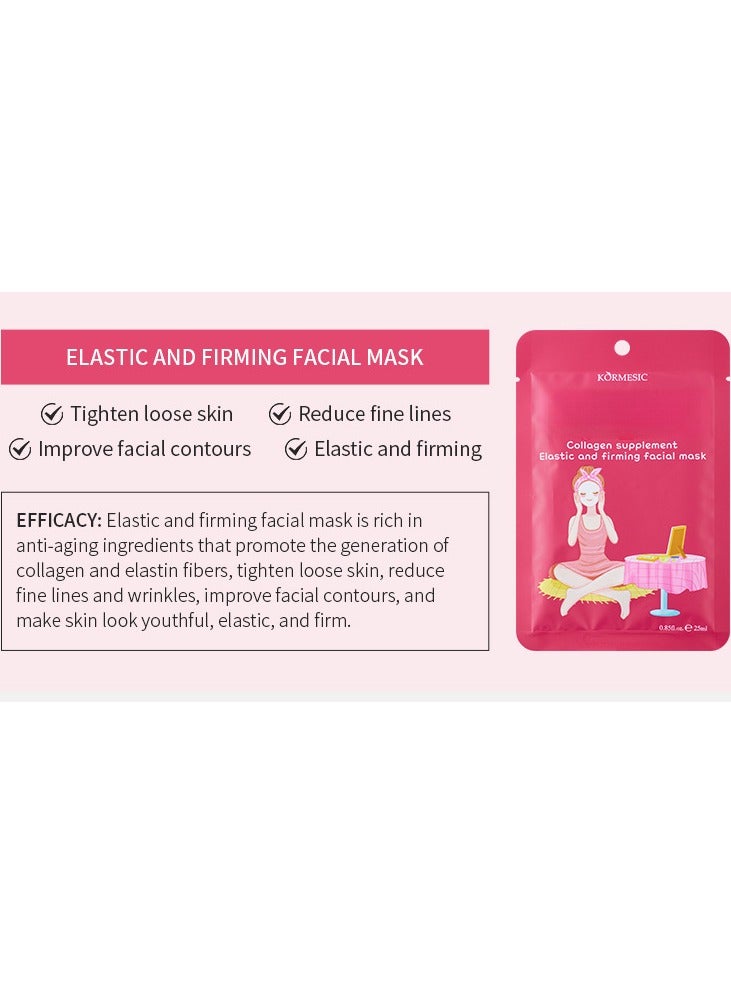 Kormesic Elasticity & Firming Mask 25ml-5 packs  - Lifting & Hydrating - Image 2