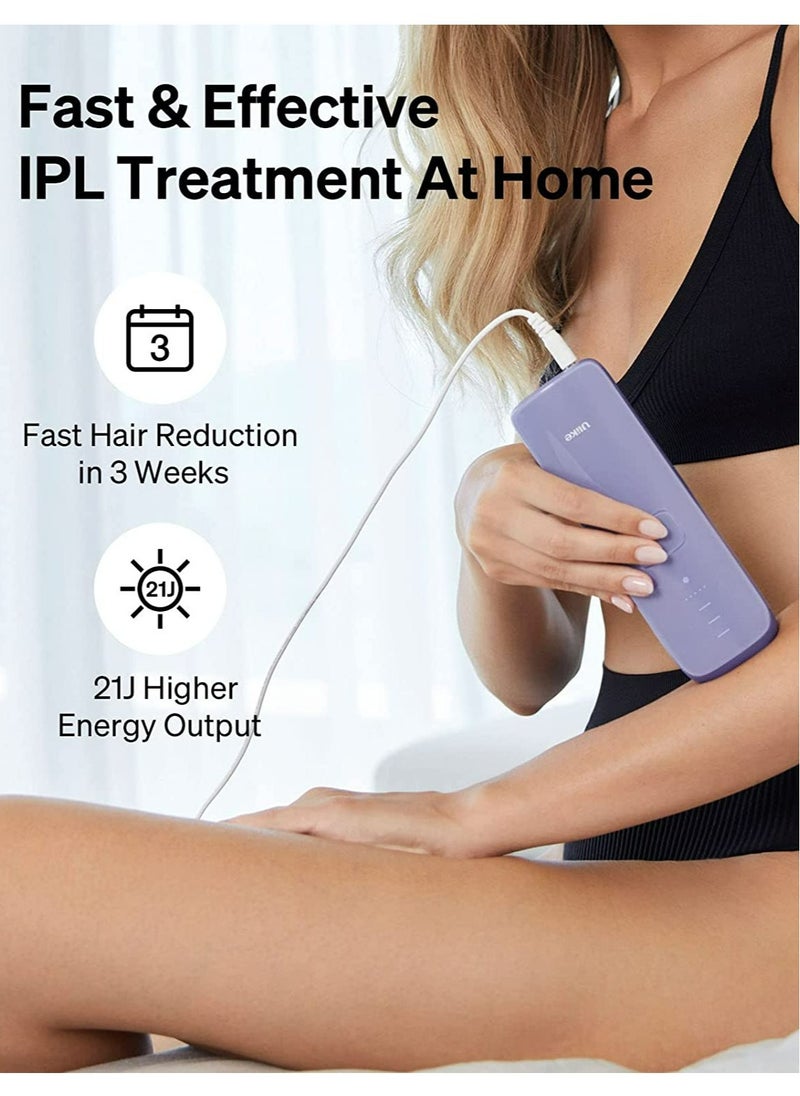 Ulike - Ulike AIR 3 IPL Hair Removal Handset with Sapphire Ice-Cooling System Purple - Image 1