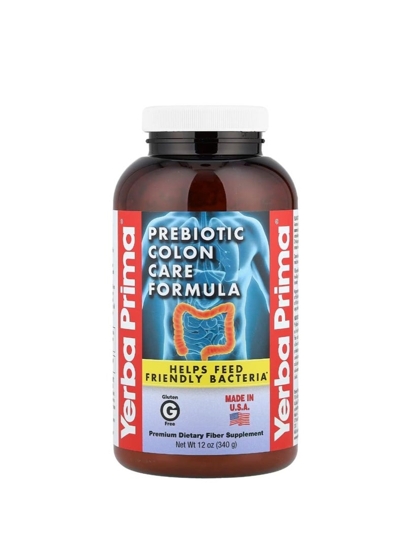 Yerba Prima Prebiotic Colon Care Formula 12 oz (340 g) - Image 1