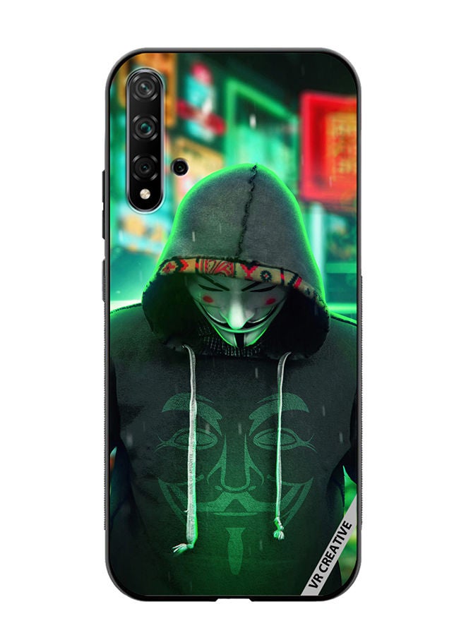 VR CREATIVE Protective Case Cover For Huawei Nova 5T Joker Mask In Joker Jacket Design Multicolour - Image 1