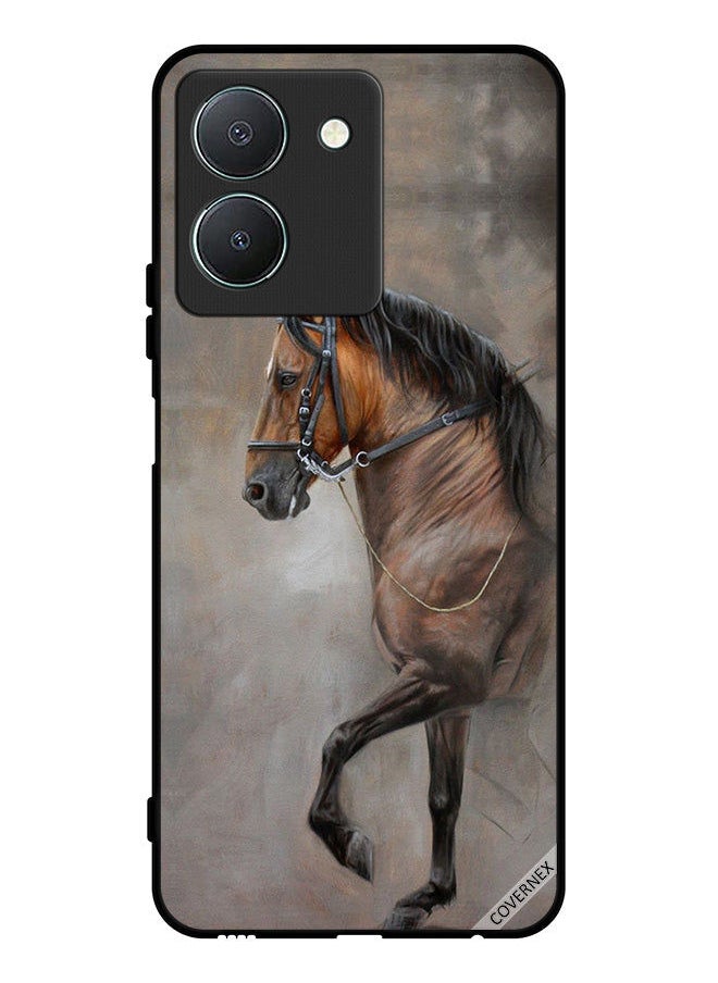 Covernex Protective Case Cover For Vivo Y36 4G Vintage Picture Of Horse  - Image 1
