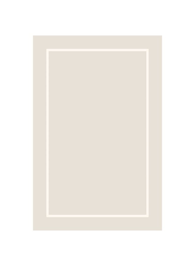 DANUBE HOME Sahara Plain Solids Rug | Washable Solids Style | Polypropylene + Polyester Area Rug Floor Covering | Indoor Carpet For Living Room Dining Bedroom 200X300cm-Cream-231200400544 - Image 4