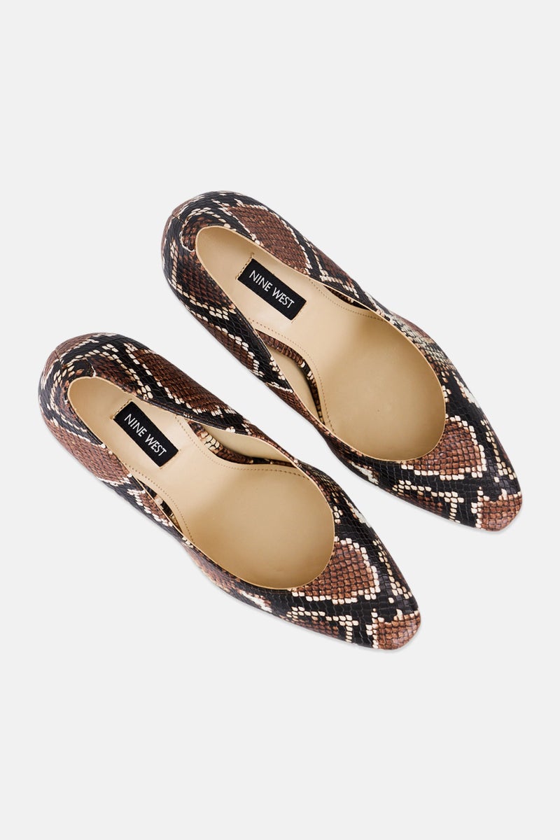 NINE WEST Women Slip ON Stiletto Pumps, Multicolor - Image 4