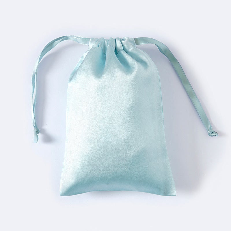 Soft Silk Drawstring Pouch Bag for Jewelry, Makeup & Accessories, Travel Dustproof Small Storage Organizer, Multi-Color Gift Bag - Image 1