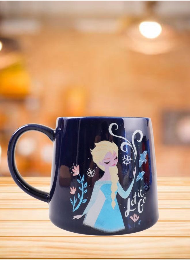 Disney - Original Disney Frozen Coffee Mugs | Hot Beverage Mugs Featuring Elsa Character | Tea and Juice Mugs | Coffee Mugs for Kids and Adults | Disney Princess Elsa Mug | Special Disney Coffee Mug | Ceramic Tea Mugs | Colorful Coffee Mugs Inspired by Elsa from Frozen - Image 1