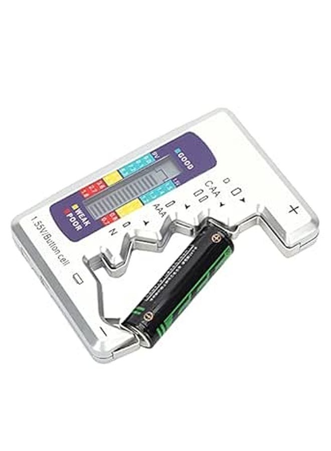 اختبار بطارية رقمي مدقق أداة إلكترونية بشاشة LCD للسعة والجهد - Image 1