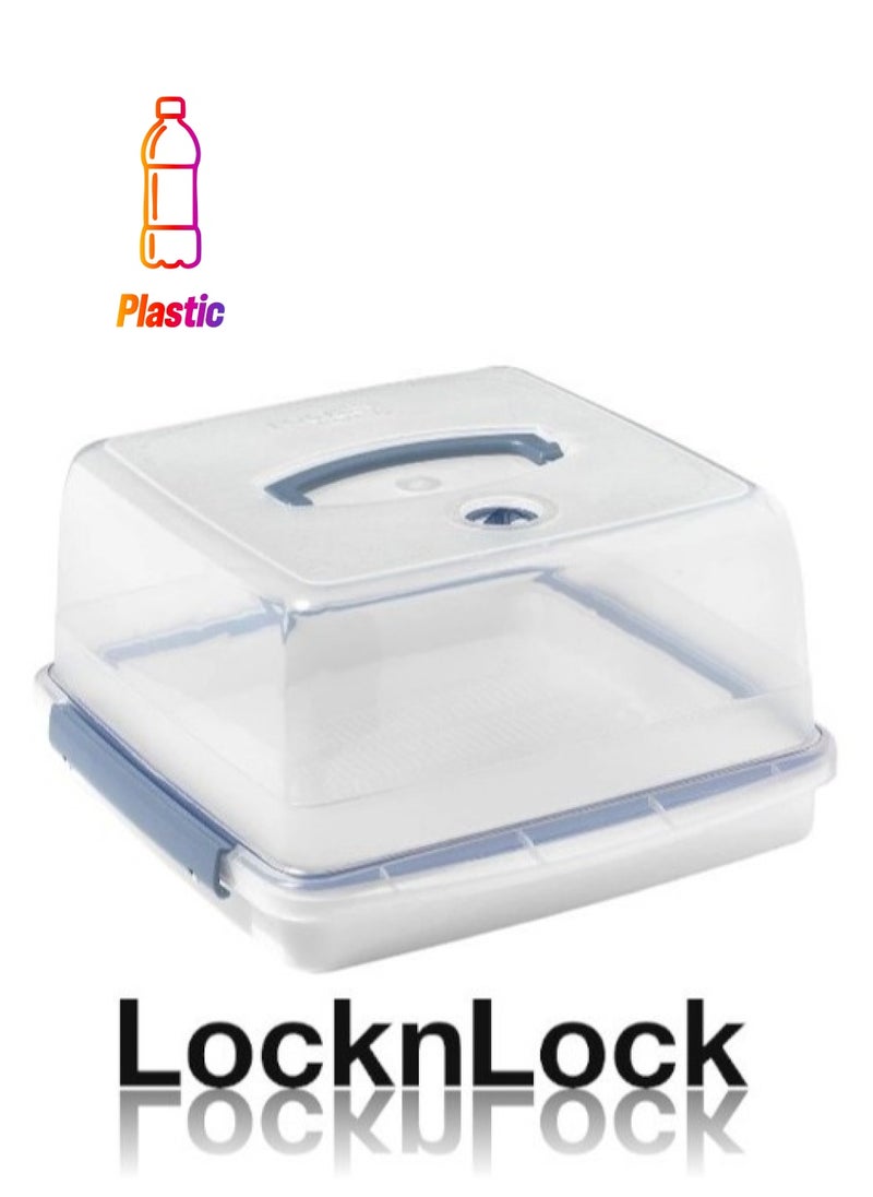 LOCK & LOCK LocknLock Cake Storage Box - Airtight, Stackable Container for Cakes, Pies, and Breads  - Image 1