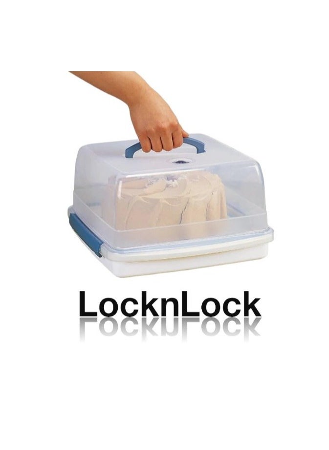LOCK & LOCK LocknLock Cake Storage Box - Airtight, Stackable Container for Cakes, Pies, and Breads  - Image 2