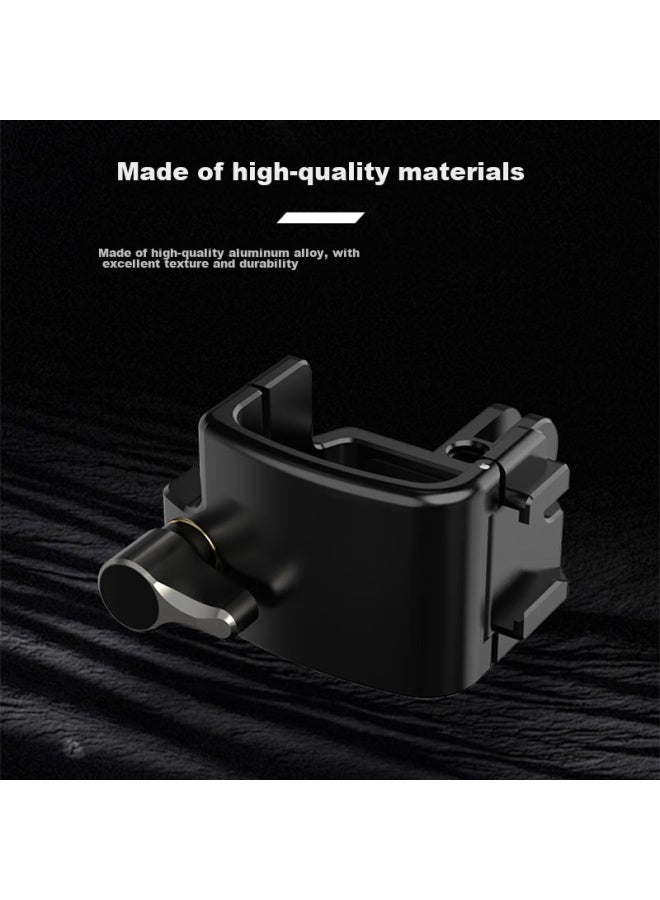 Kyotsu Jingsheng, Dji Pocket 3 Expansion Adapter, Aluminum Alloy Frame Expansion Bracket With Cold Shoe Mount, Expansion Accessory (Compatible With Chest Strap, Neck Strap, And All Other Accessories) - Image 3