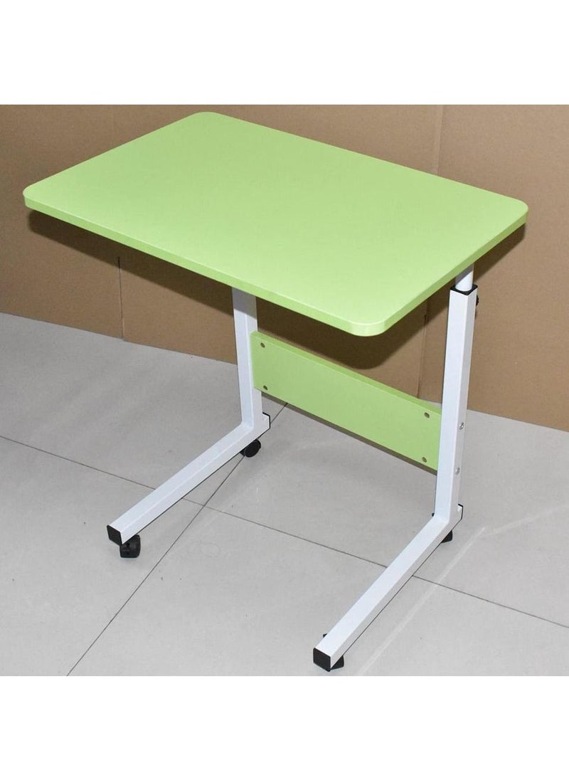 Generic - Mobile Overbed Computer Table Days Overbed Table Height-Adjustable，Portable And Sturdy Laptop Desk With Wheels, Living Room, Classroom Table with Wheels Over bed - Image 1