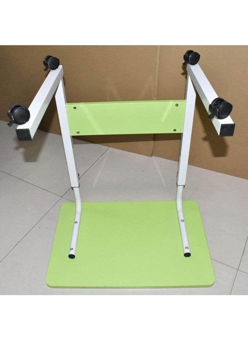 Generic - Mobile Overbed Computer Table Days Overbed Table Height-Adjustable，Portable And Sturdy Laptop Desk With Wheels, Living Room, Classroom Table with Wheels Over bed - Image 1