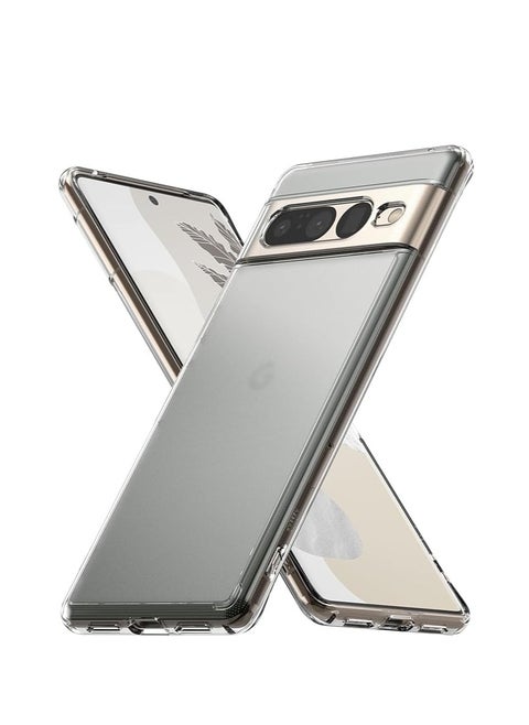 جراب حماية شفاف لموبايل جوجل بيكسل 7 برو /   Google pixl 7 proمن البولي يوريثين المقاوم للحرارة مضاد للخدوش من تين تك - شفاف