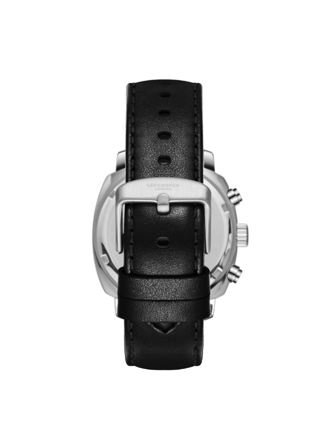 Lee Cooper ساعة متعددة الوظائف للرجال من الجلد LC08172.351 - 42 مم - Image 4