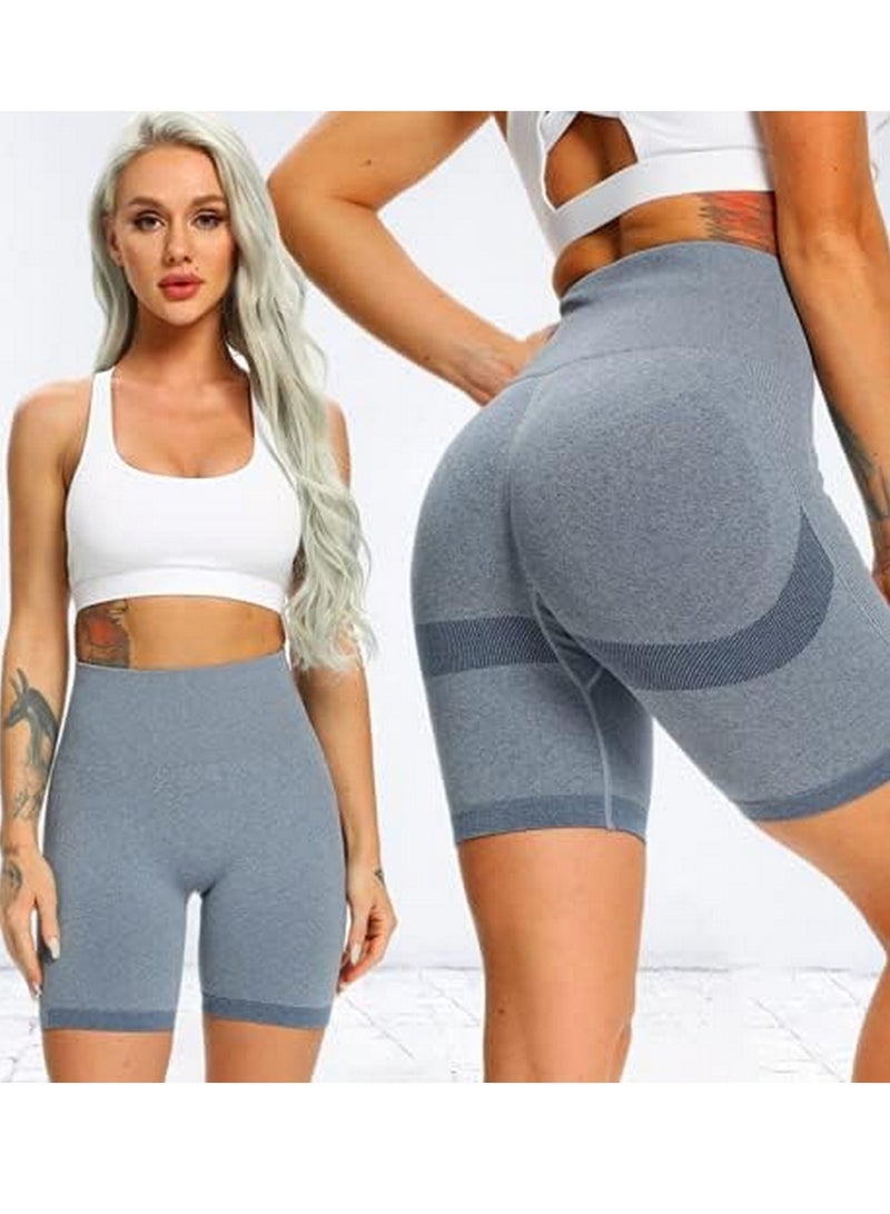 RATSAW Biker Shorts Yoga Shorts for Women High Waist Tummy Control Workout Yoga Running Compression Exercise Shorts Womens High Waisted Yoga Pants Shorts Tights Gym Yoga Pant Yoga Tight Pants - Image 5