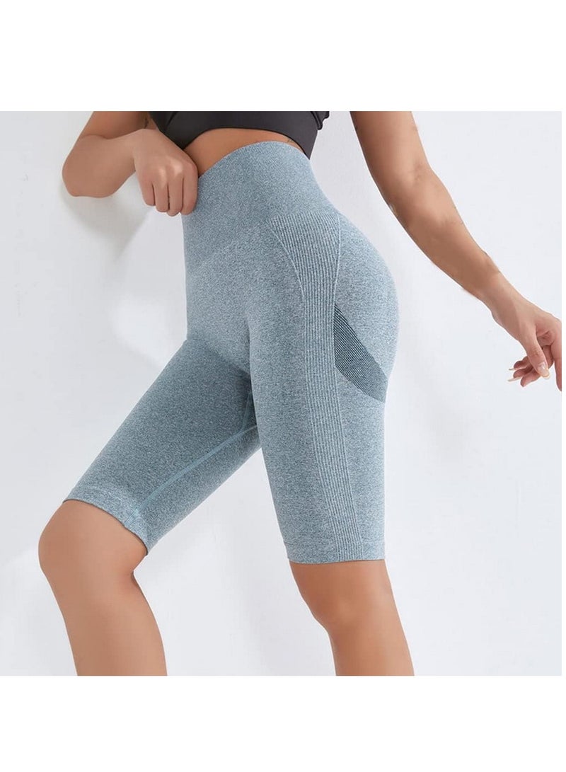 RATSAW Biker Shorts Yoga Shorts for Women High Waist Tummy Control Workout Yoga Running Compression Exercise Shorts Womens High Waisted Yoga Pants Shorts Tights Gym Yoga Pant Yoga Tight Pants - Image 2