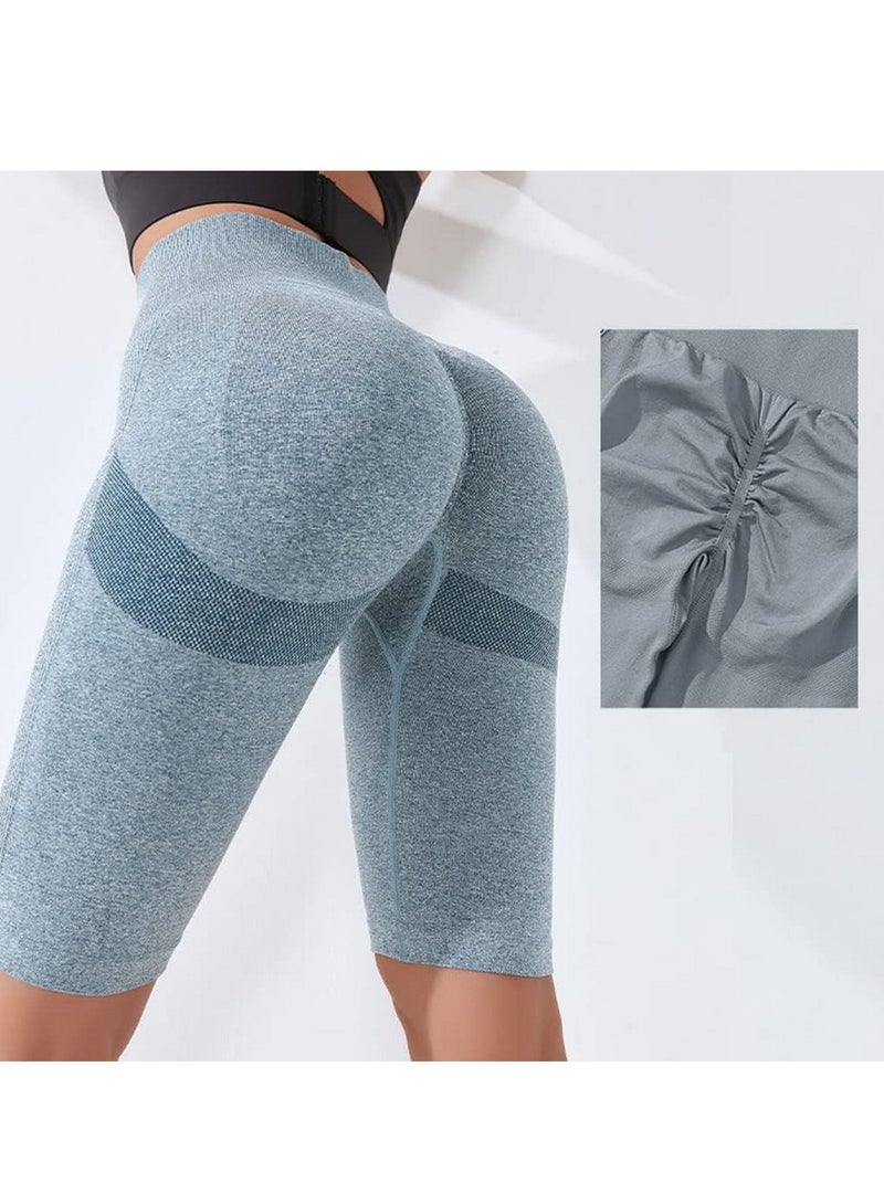 RATSAW Biker Shorts Yoga Shorts for Women High Waist Tummy Control Workout Yoga Running Compression Exercise Shorts Womens High Waisted Yoga Pants Shorts Tights Gym Yoga Pant Yoga Tight Pants - Image 3