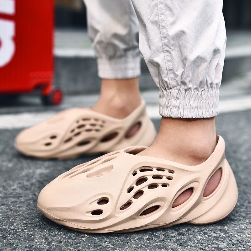 Korean Fashion Yeezy 700 Breathable Unisex Shoes Orange  - Image 5