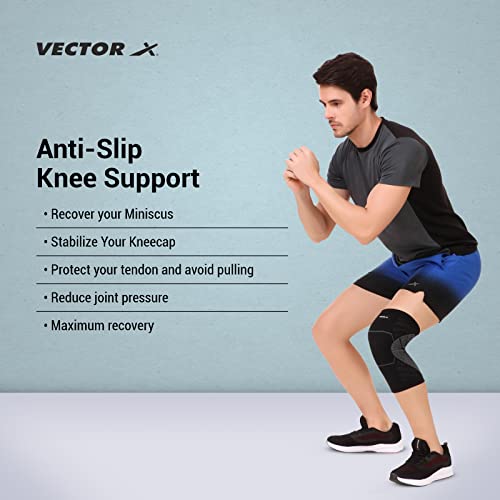 Vector X Knee Caps For Women & Men Knee Support For Men Knee Cap For Men Knee Support For Women, Pain Relief Products Knee Guard/Knee Belt/Knee Pads For Women (S, PACK OF 1) - Image 3