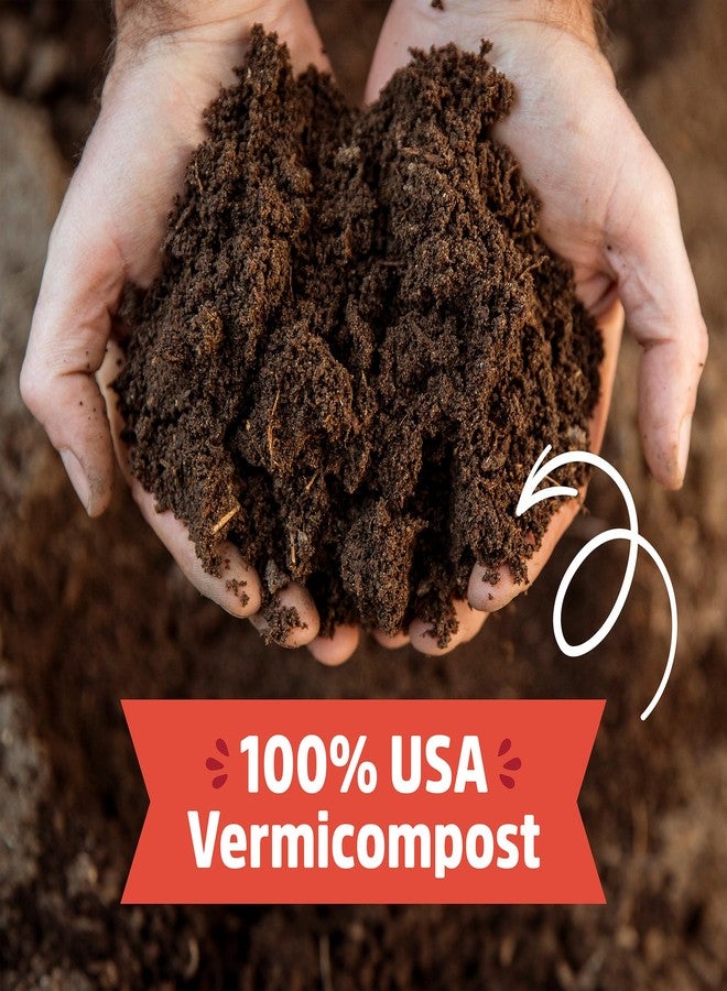 Back to the Roots 100% Organic & Made in USA Worm Castings, All Natural Plant Fertilizer and Soil Enhancer, 5lb Value Pack - Image 4