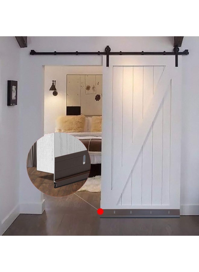 Metal door and window insulation strips, 100 cm, sand and dust resistant, rubber strips, aluminum reinforced, brown - Image 5