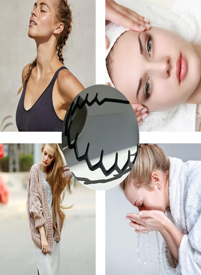 لابوهي مجموعة لابوهي من 8 قطع من عصابات الرأس البلاستيكية الأنيقة غير القابلة للانزلاق مع مشط واسع الأسنان، متعددة الألوان، إكسسوارات شعر رفيعة للنساء والرجال والفتيات المراهقات، وعصابات شعر موراندي على شكل موجة للشعر الكثيف - Image 5