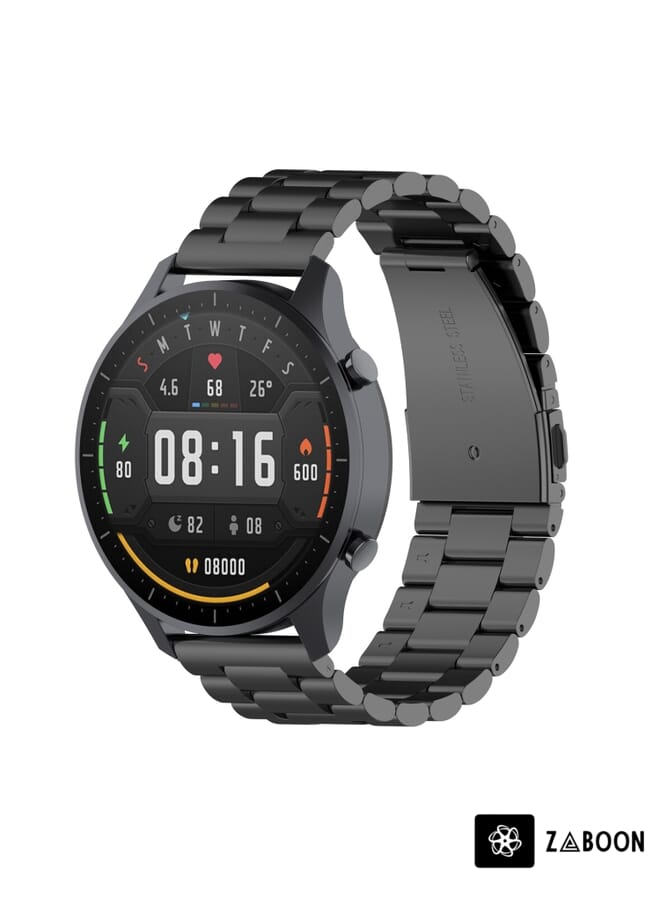 Zaboon Xiaomi Watch Color 22mm Three Beads Steel Wrist Strap Watchband - Image 2