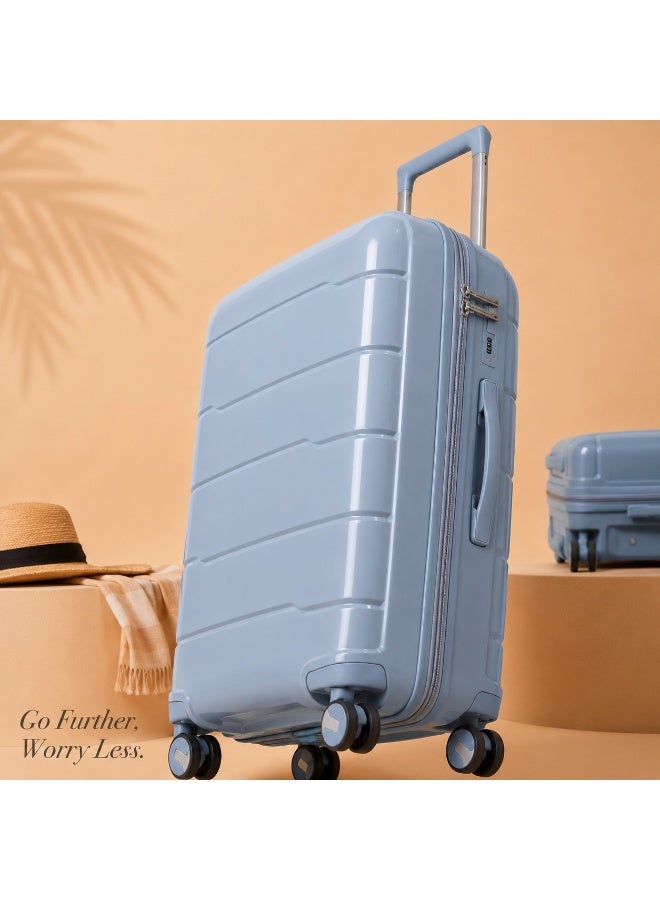 Original Trolley Travel Luggage 20 Inch, Genuine Polypropylene Hard Shell, Durable Suitcase, Lightweight Design, Smooth Wheels, Telescopic Handle, Practical Storage, 2-Year Warranty, Authorized Replacement Support - Image 5