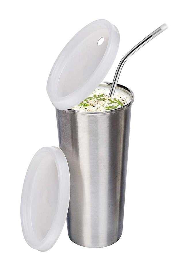 PARABRAHMA كوب شرب للأطفال من الفولاذ المقاوم للصدأ من بارابراهما مع ماصة - Image 2