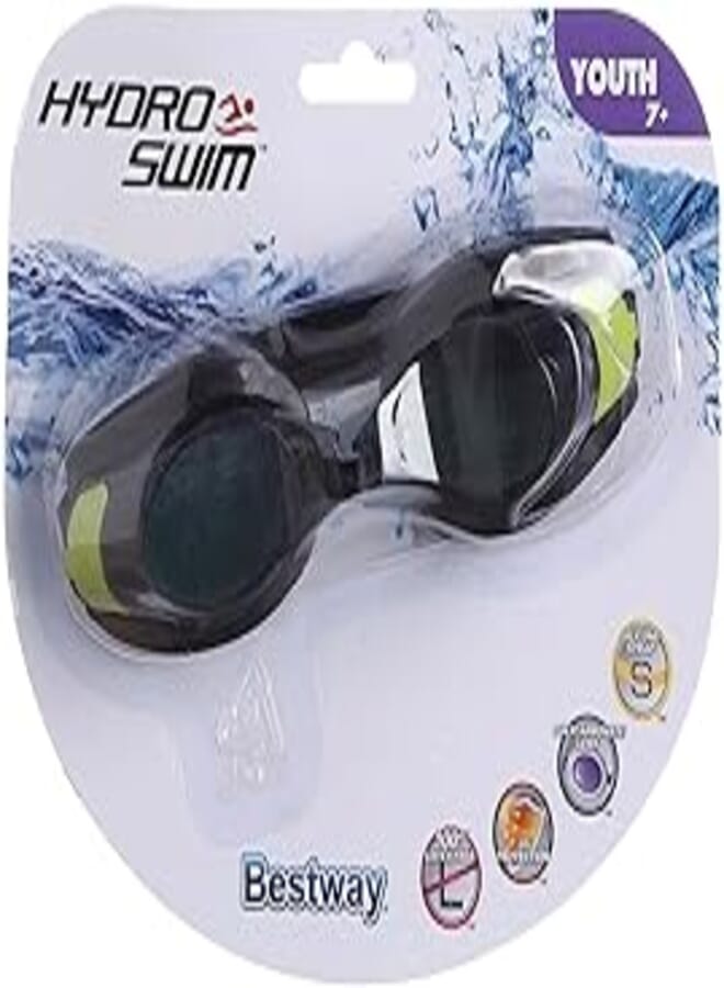 Bestway 21005 Swimming Goggles - Black and Yellow