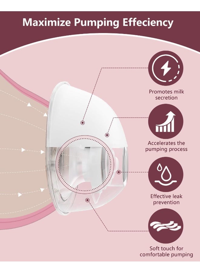 IVARONAL 10pcs Flange Insert 14/16/18/20/22mm*2 pcs Compatible with Momcozy and Other Breast Pumps - Image 5