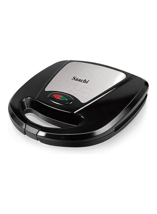 Saachi Multi Snacks Maker With 7 Non-Stick Changeable Plates 750 W NL-7M-1572-WH Black, Silver - Image 2
