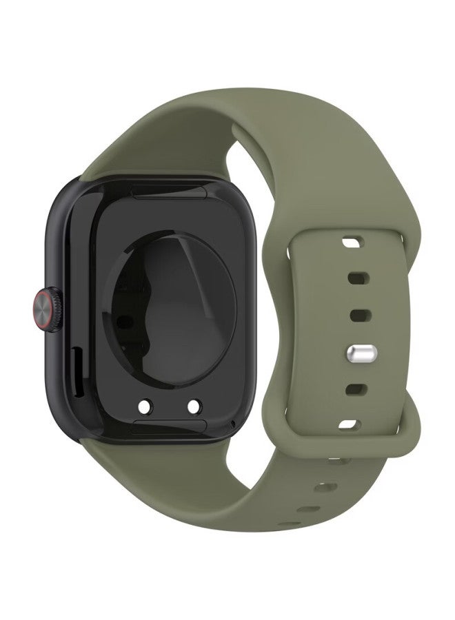 Kmaxai Silicone Strap For Vivo Watch Gt2 Iqoo Gt2 Sports Watch Band Uni Dopamine Replacement Wristband Military Green - Image 2