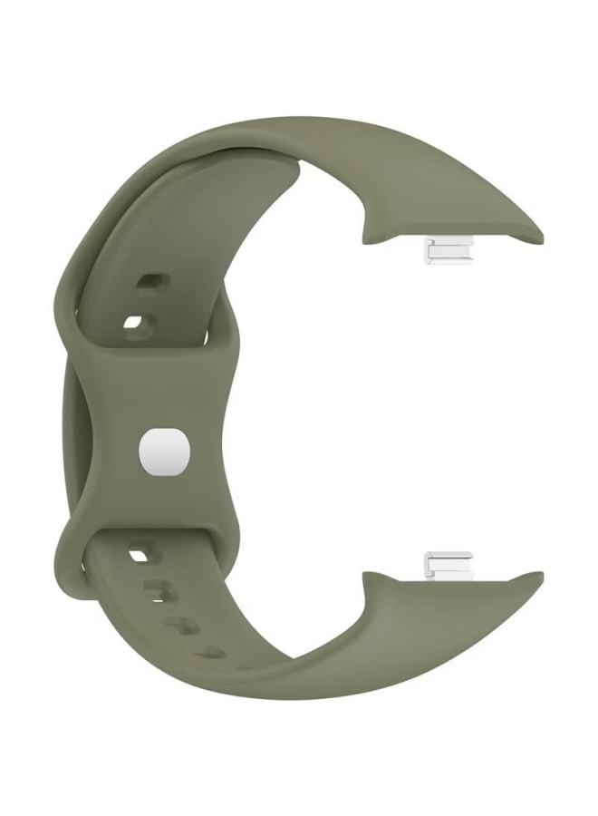 Kmaxai Silicone Strap For Vivo Watch Gt2 Iqoo Gt2 Sports Watch Band Uni Dopamine Replacement Wristband Military Green - Image 4