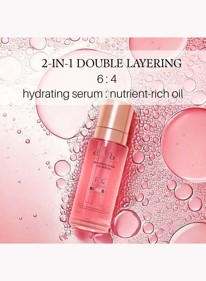 d'Alba Professional Repairing Hair Oil Serum Lightweight Leave-In Oil for Dry, Damaged Hair, Deep Nourish & Gloss Finish with Keratin Complex & Amino Acids, Vegan formula 75ml - Image 2