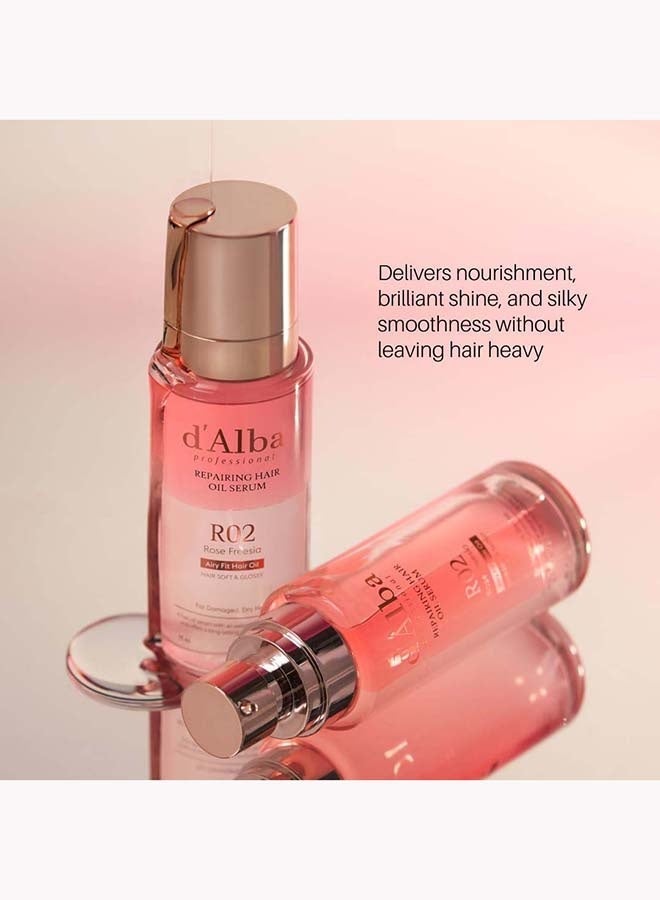 d'Alba Professional Repairing Hair Oil Serum Lightweight Leave-In Oil for Dry, Damaged Hair, Deep Nourish & Gloss Finish with Keratin Complex & Amino Acids, Vegan formula 75ml - Image 1