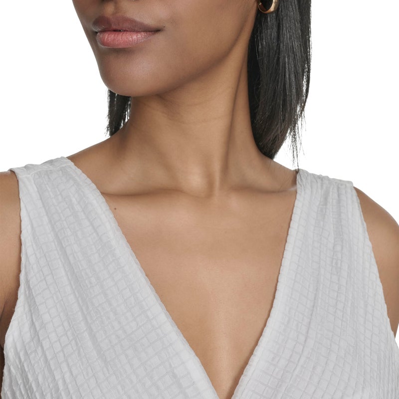 HALSTON H Women's Dress, Cream, 4 - Image 2