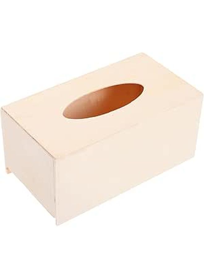 Wooden Tissue Box Holder DIY Craft Kit For Kids Home Decorative Napkin Case - Image 1