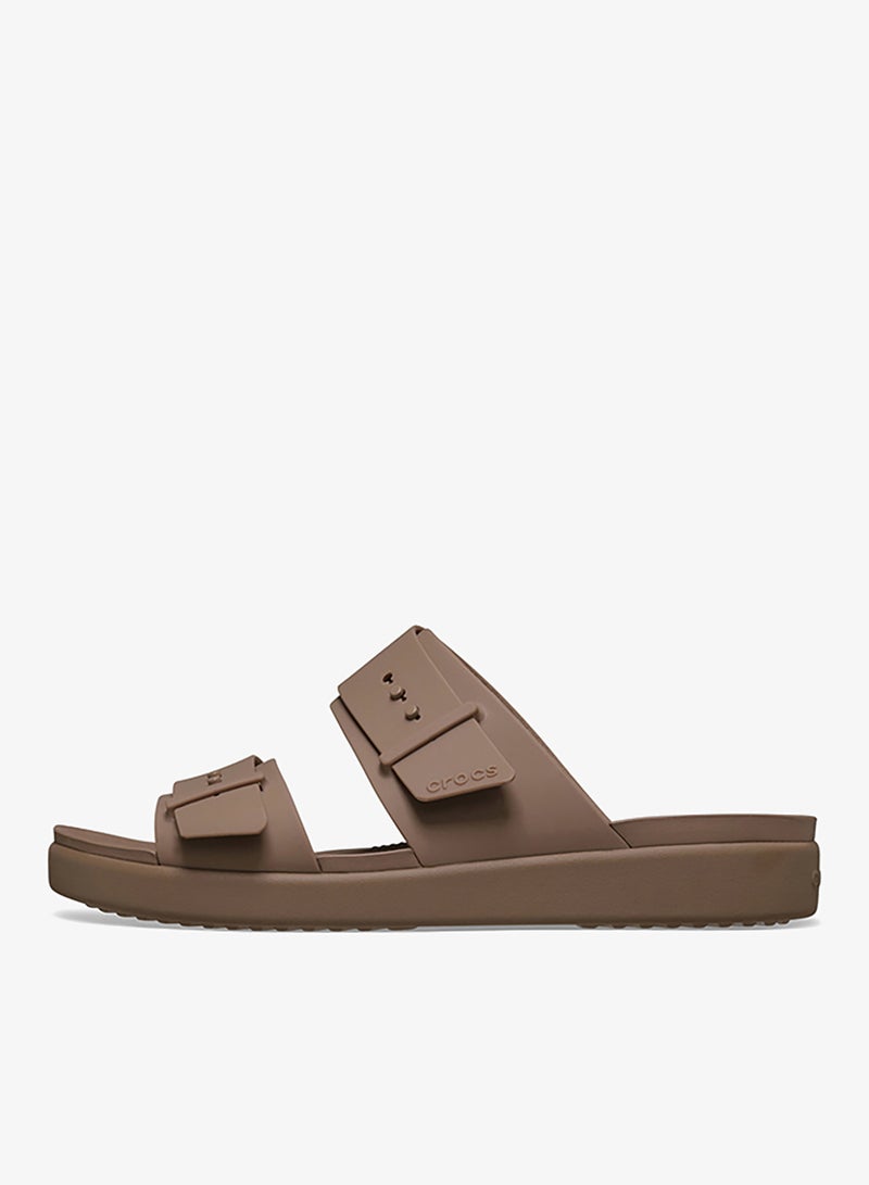 crocs Brooklyn Buckle Slip On Sandals - Image 3