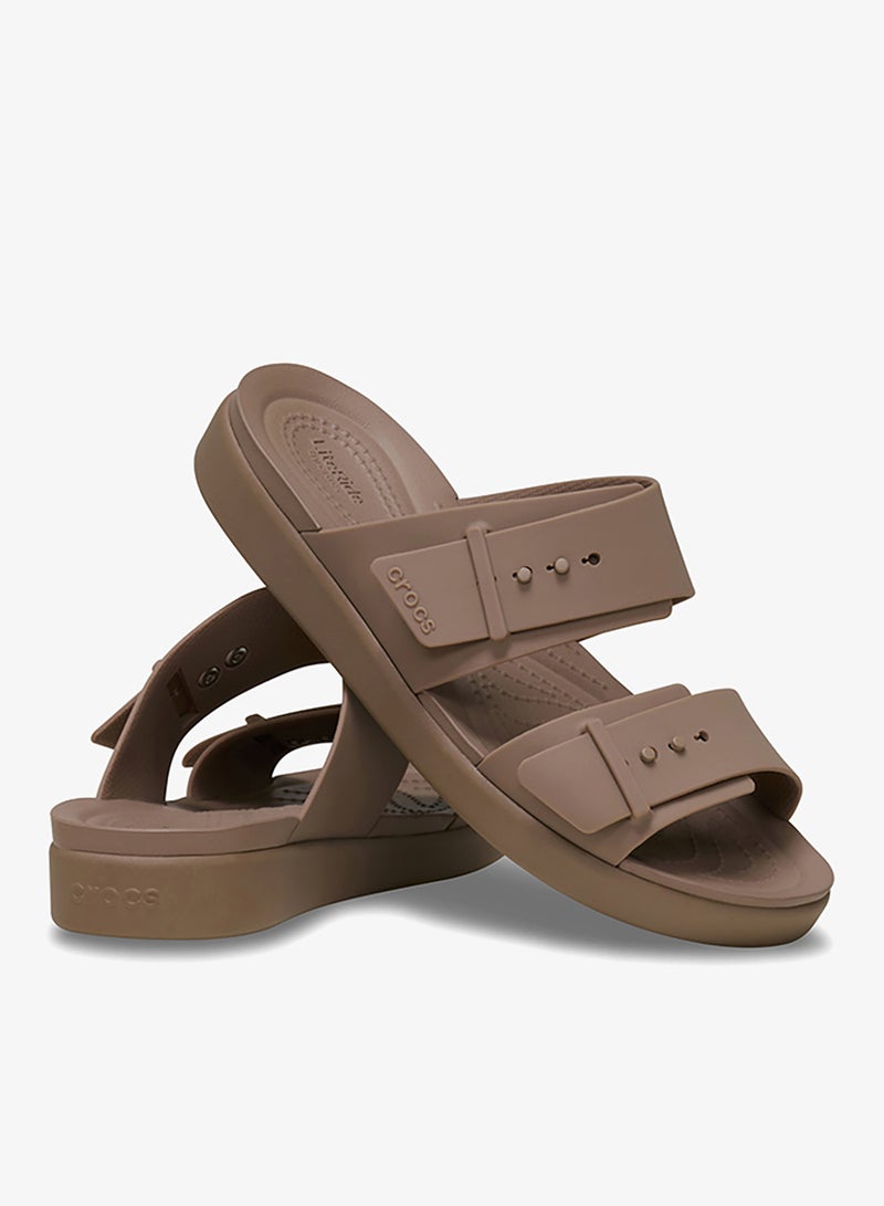 crocs Brooklyn Buckle Slip On Sandals - Image 5