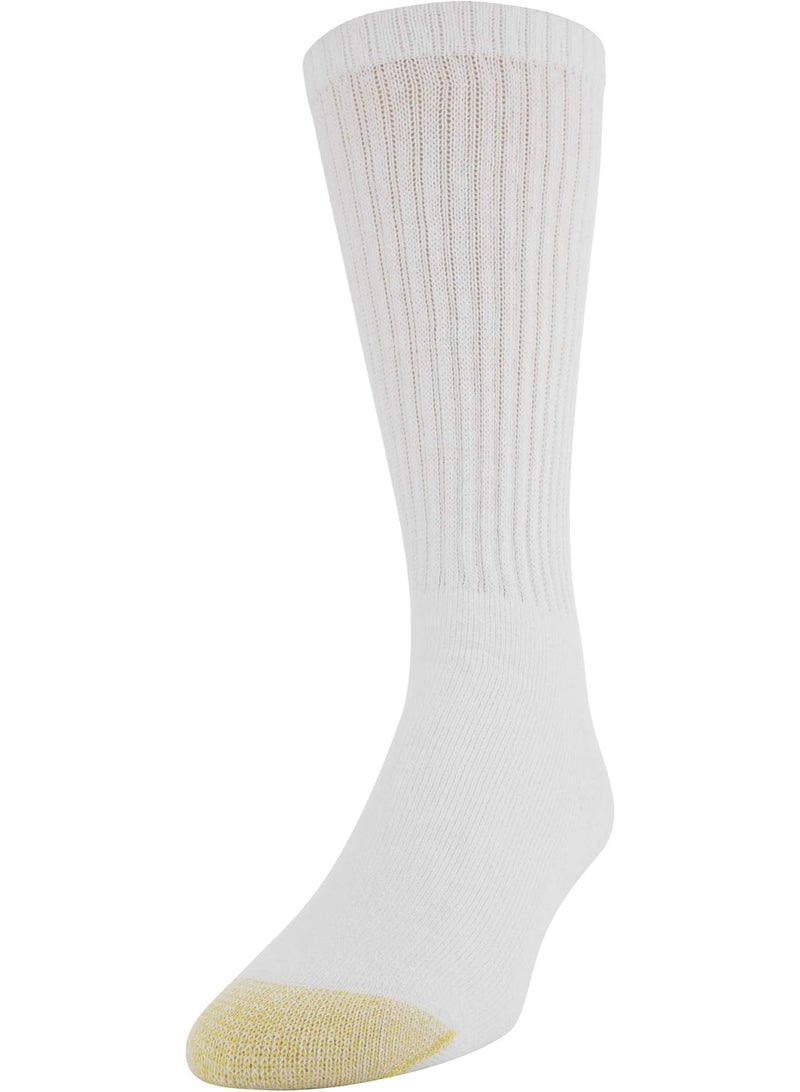 GOLDTOE Men's 656S Cotton Crew Athletic Socks (Multipack) - Image 3