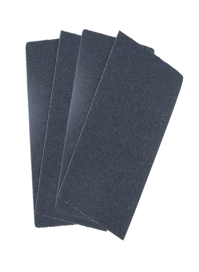 KWICK CUT + KWICK CUT+® 80 Grit Waterproof Abrasive Sheets | Pack of 4 | 120mm x 230mm (12cm x 23cm) | Silicon Carbide Sanding Sheets for Metal, Wood, Paint & Rust Removal | Electro Coated Emery Paper Sheets - Image 1