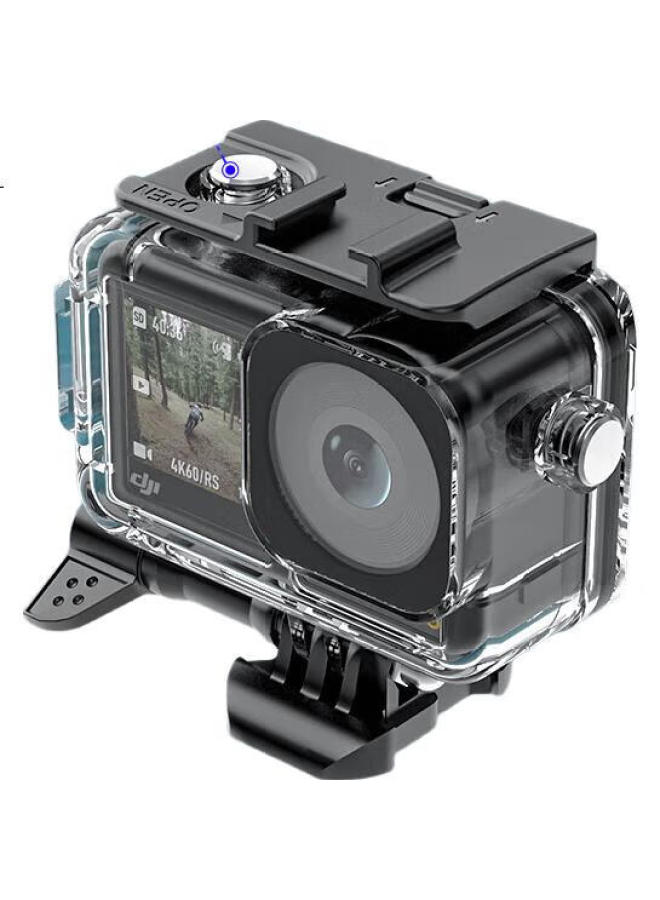 Kyotsu Jingsheng, Dji Action5Pro/4/3 Waterproof Case, Action Camera Accessory, Diving Protection Case, 45-Meter Waterproof, Dual Cold Shoe Design (Includes 6 Anti-Fog Stickers) - Image 2