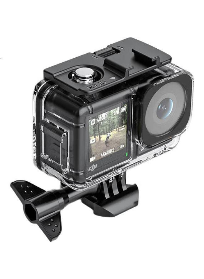 Kyotsu Jingsheng, Dji Action5Pro/4/3 Waterproof Case, Action Camera Accessory, Diving Protection Case, 45-Meter Waterproof, Dual Cold Shoe Design (Includes 6 Anti-Fog Stickers) - Image 1