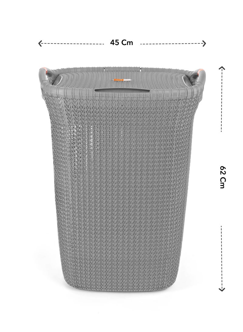 Helal Gray Turt Laundry Basket  - Image 3